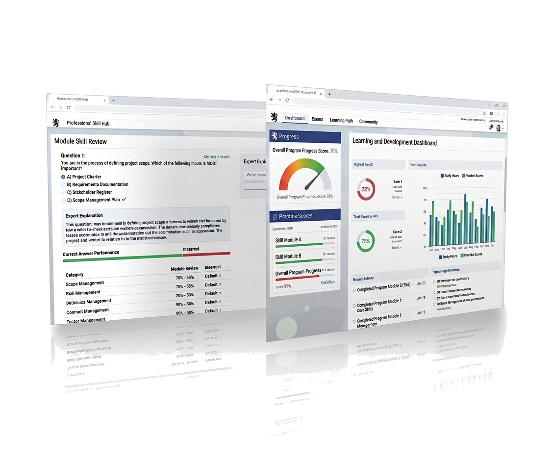 Brewing Exam progress dashboard preview